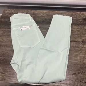 NWT Joe's Jeans Charlie Fit Tencel Blend Mint Green Skinny Jeans (1030)